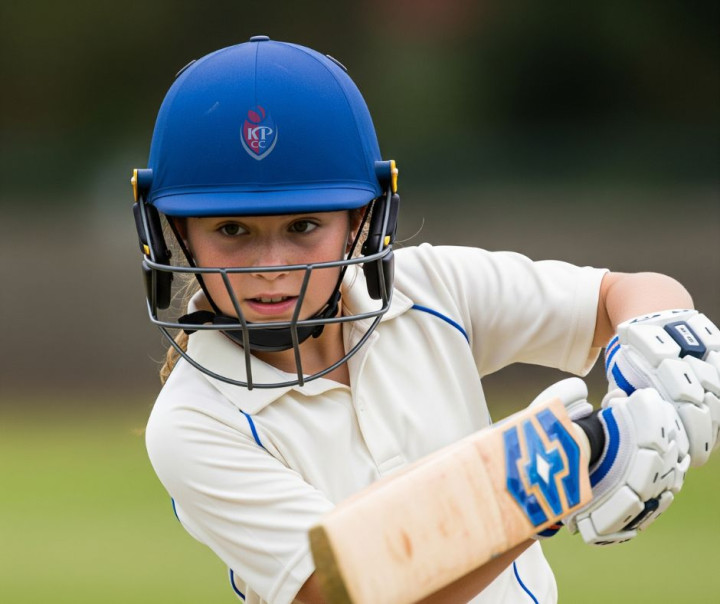 Girls Cricket Banner