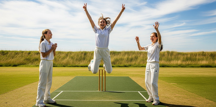 cricket girls wideangle