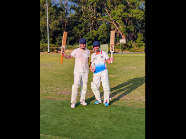 Steve Millar (85*) and Steve Best (141*) - C4 Association batting record - 224* runs
